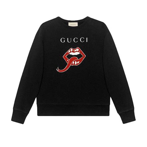 gucci lip sweater|gucci jumper women.